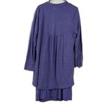 J Jill purple, short sleeve, midi dress, and cardigan set with pockets Size M Photo 2