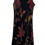 Vintage Y2K Napa Valley Dresses Womens 10 Black Floral Whimsigoth Dark Romantic Photo 0