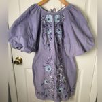 ASOS  Floral Embroidered Dress in Lavender 8 Photo 2