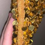 Nicole Lee Collection Gold Sequined Hobo Bag Y2K Double Strap Beaded Photo 4