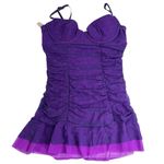 Victoria's Secret  M Medium Sexy Little Things Teddy Babydoll Dress Purple Sissy Photo 1