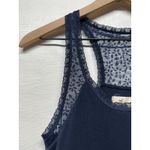 Hollister Tank Top Sz M Blue Lace Trim Racerback Y2K Cami Bella Vtg Coquette Photo 2