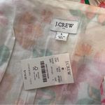 J.Crew NWT  floral Flutter-sleeve ruffle-tiered midi dress sz L Photo 8