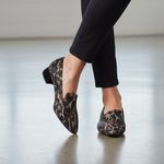 Alex Marie NEW   rhinestone leopard print loafers.size 6.5 Photo 1