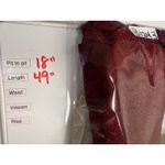 Norton Mcnaughton Vtg  Floral Slip Maxi Dress MP Red Whimsigoth 90s Y2K Fairygoth Photo 3