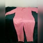 Pink Long Sleeve Jumpsuit Size M Photo 5