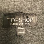 Topshop  Long Charcoal Sleeveless Vest Size US 6 Photo 6