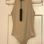 House of Harlow NWT  1960 Beige Tan Contouring Bodysuit Photo 0