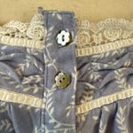 Eileen West Blue Floral Cotton Jersey Knit Nightgown Plus Size 2X Long Sleeve Photo 3