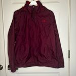 The North Face  Dryvent Waterproof Rain Jacket Hooded Nylon Maroon Womens Photo 0