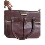 Nine West 15" x 9" x 4" Burgundy Tote Bag With Dual Handles & Adjustable Strap Photo 8