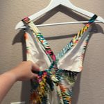 Shade & Shore New Women's Plunge Ring Detail One Piece Swimsuit Tropical Medium Photo 4