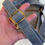 NWT Travelti Striped 3 Star canvas and Leather Crossbody Bag Photo 5