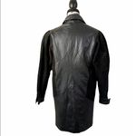 wilson's leather Y2k VTG  mid length leather jacket biker moto grunge vampy goth S Photo 2