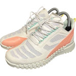 Ecco  Women's White/Peach Nectar Zip Flex Athletic Running Shoes Size 37 US 6-6.5 Photo 0