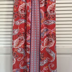 City Triangles  Navy/Red Paisley Chiffon Strapless Maxi Dress Size‎ XL Lined Photo 0