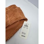 Aerie NEW Crinkle High Waisted Cheeky Bikini Bottom in an amber clay color XS Photo 3