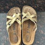 Betula by Birkenstock Vinja Gold Strappy Sandals L8 Size 8 Photo 3