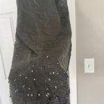 Johnny Was  Collection Vintage Silver Metallic Shimmer Sequin Slip Cami Dress Photo 3