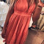 Free People Peach Flowy Dress Photo 0