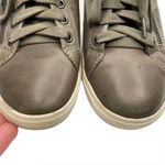 Rockport Cobb Hill Willa Mid Top Gray Brown Leather Sneakers Shoes Size 6 Photo 2