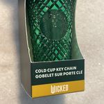 Starbucks  wicked keychain emerald Green cold cup ornament new size small Photo 1