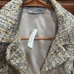 Chic Cream and Brown Blazer Photo 1