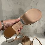 Schutz New! Kelsie Platform Sandal Heel Women Shoe True Beige Leather Size 11 Photo 8