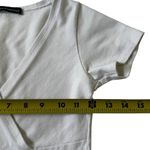 Brandy Melville  White V-Neck Tank Top Women One Size | 45-15 Photo 4