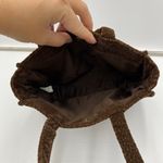 Bath & Body Works Vintage Y2K  Brown Fall Leaves Embroidered Mini Bag Photo 2