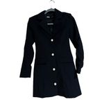 ZARA NWOT  JACKET DRESS WITH PEARL BUTTONS BLOGGERS FAV BLACK SMALL Photo 10