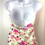 Betsey Johnson  L Roses in Bloom Underwire Tankini Swim Top Photo 4