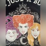 Disney It's all just a bunch of Hocus Pocus Black Sweatshirt Size L Halloween Photo 5