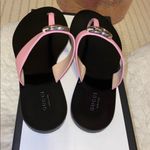 Gucci  Pink and Black Women's Sandals Silver GG Photo 3