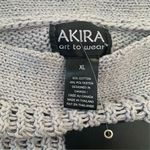 Akira  Gray Blouse‎ Elegant Top Photo 5