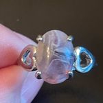 Elegant purple amethyst S925 silver ring size 9.5 Photo 4