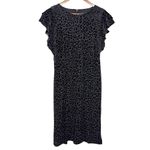 Tommy Hilfiger NWOT  Dress 12‎ Velvet Burnout Animal Print Leopard Flutter Sleeve Photo 1