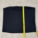 Vince  Wool Blend Strapless Tube Top Womens Size‎ L Black Cropped Chic Photo 8