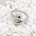 Silver Water Drop Ring Size 6 Photo 2