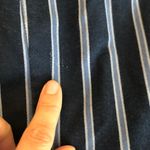 Reformation  Navy and White Striped Jumpsuit Photo 3