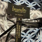 Laundry by Shelli Segal LAUNDRY blue and white chain print dress Photo 4