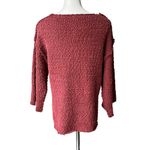 Entro NWT,  Loose Fit Scoop Neck Popcorn Sweater, Sz S Photo 3