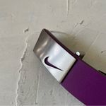 Nike GOLF WOMEN'S BELT SLEEK MODERN PLAQUE PURPLE BELT with Silver Buckle SIZE M Photo 6
