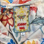 Johnny Was NWOT  Hanns Floral Silk Tunic Bohemia SHIRT Blouse Sz S Photo 8