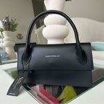 NEW Luana Ferracuti black leather small mini purse bag satchel Photo 1