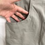 Patagonia Women’s Skirt Green Gray Short A Line Cotton Pockets Size 16 Photo 5