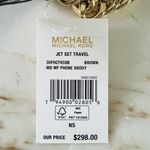 Michael Kors Jet Set Travel Brown Multi Leather Phone Crossbody Bag Photo 9