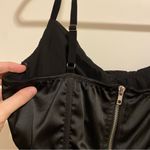 Urban Outfitters  Shiny Black Corset Top size Medium Photo 4