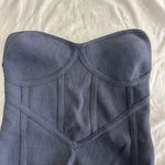 ZARA Blue Tube Top Photo 4