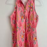 Spartina 449 Keira Zip Tank Queenie Topiary Pink size medium Photo 1